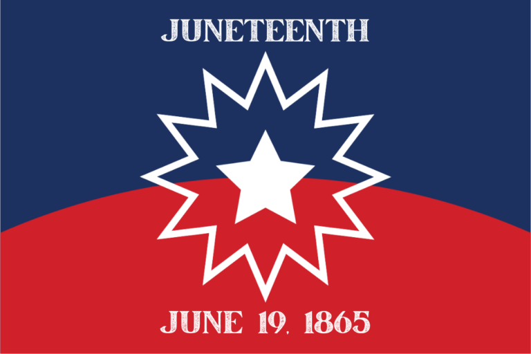 Juneteenth 2025 flag representing freedom and resilience