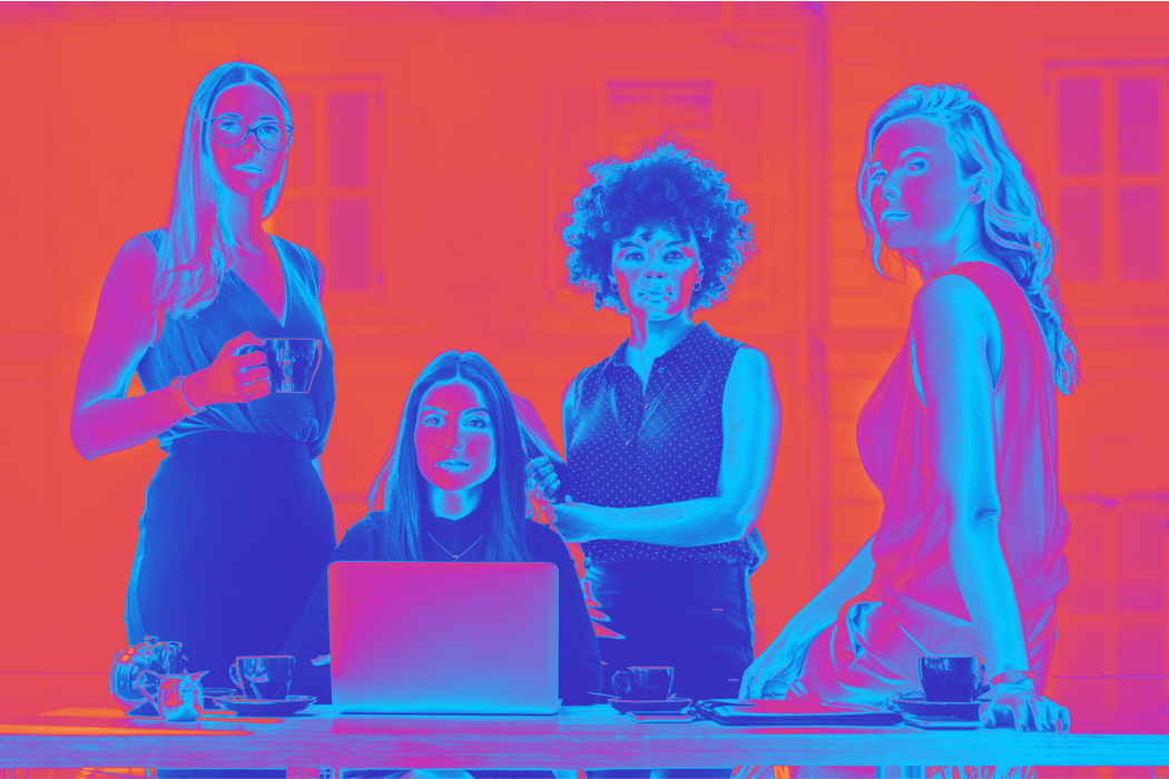Stylized women entrepreneurs