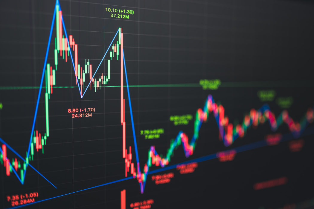 Stock market graph