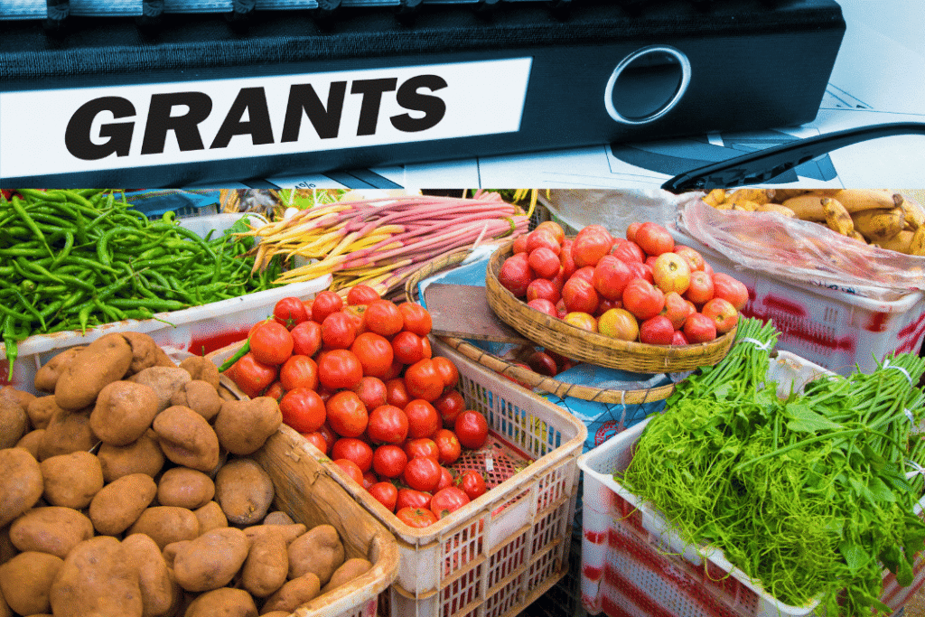 Various vegetables at a market