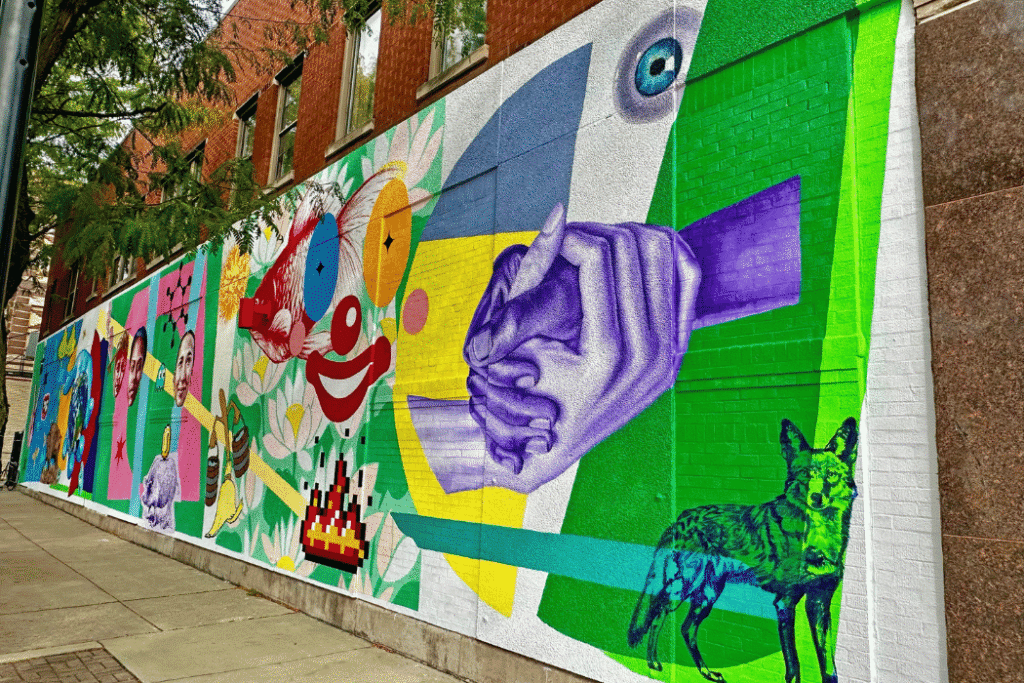 Millennium Bank mural