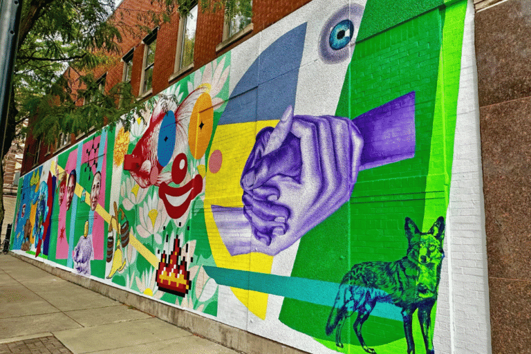 Millennium Bank mural
