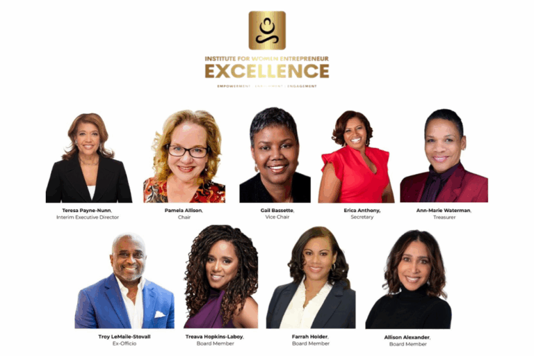 Institute for Women Entrepreneur Excellence Appoints Board and Interim Executive Director